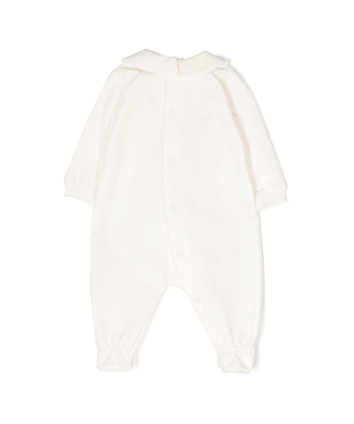 Moschino Kids Tutina Panna con Logo Teddy Bear