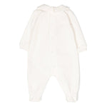 Moschino Kids Tutina Panna con Logo Teddy Bear