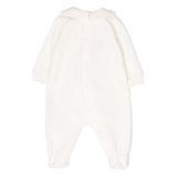 Moschino Kids Tutina Panna con Logo Teddy Bear