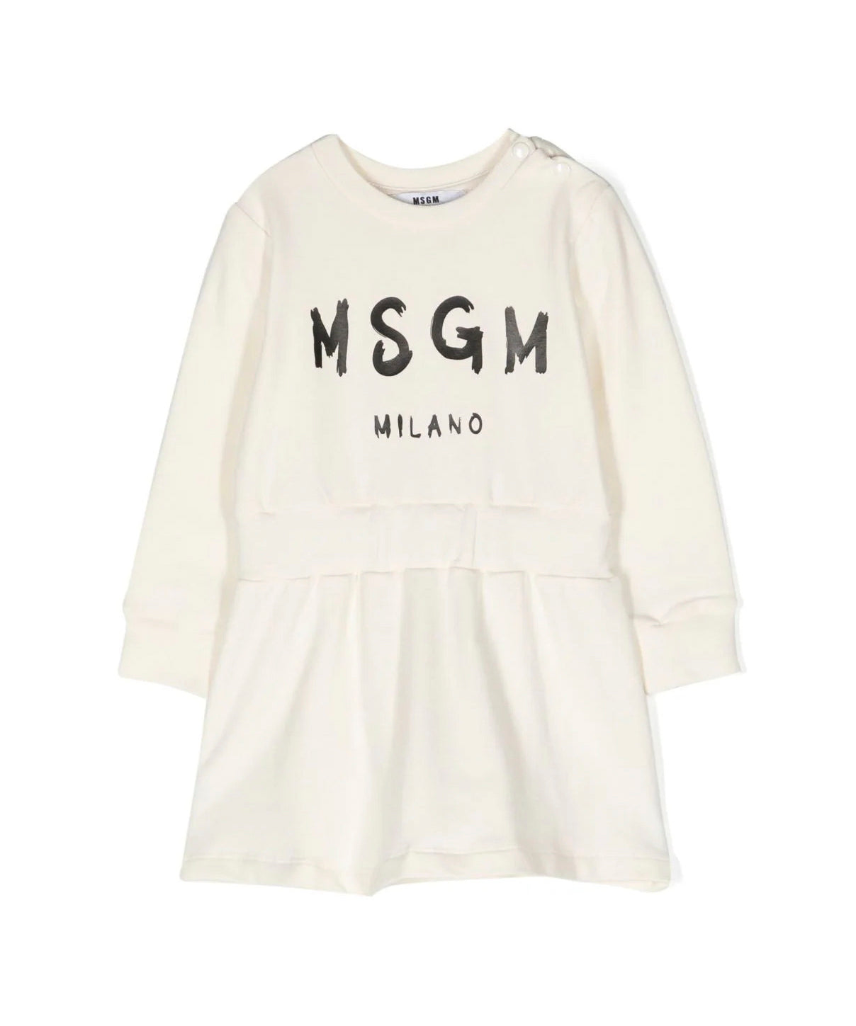 MSGM Kids Abito a Maniche Lunghe con Stampa - Eleganza e Stile per Bambine alla Moda