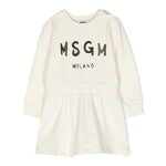 MSGM Kids Abito a Maniche Lunghe con Stampa - Eleganza e Stile per Bambine alla Moda