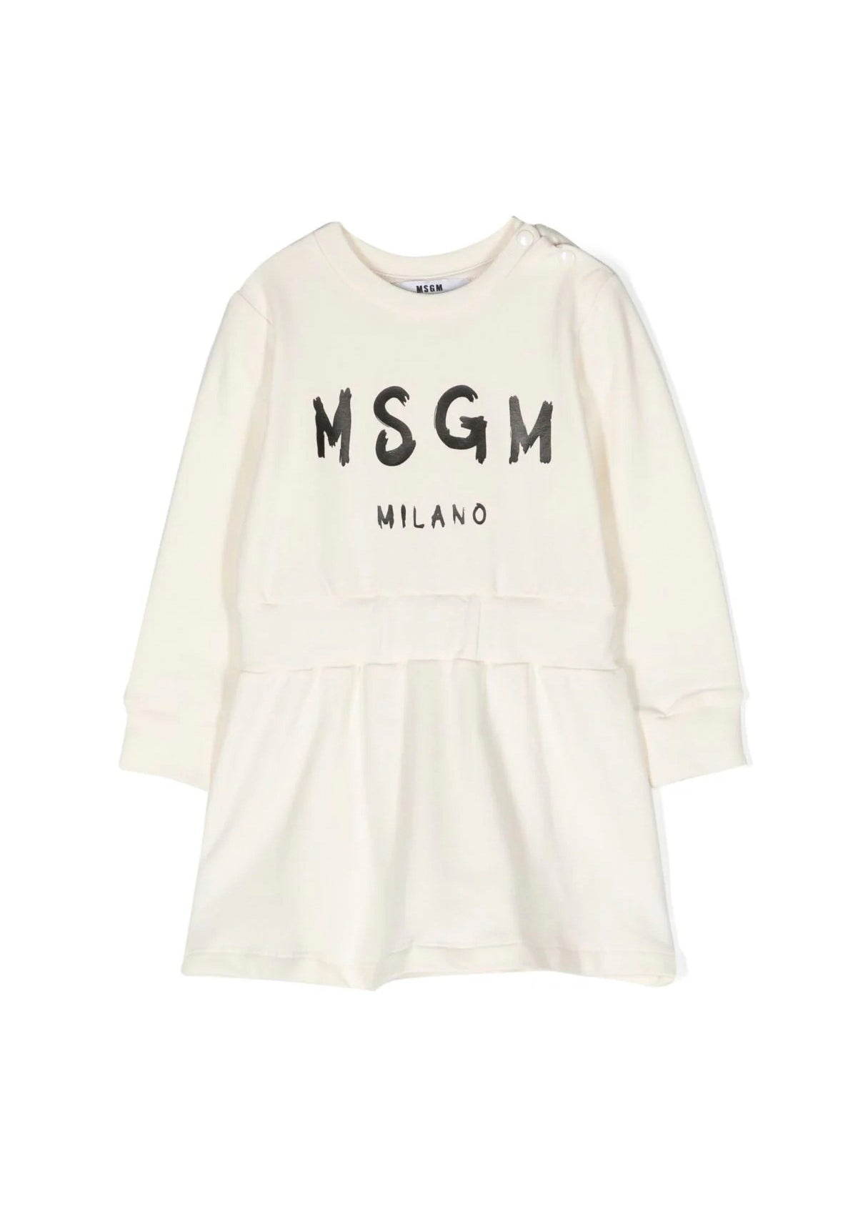 MSGM Kids Abito a Maniche Lunghe con Stampa - Eleganza e Stile per Bambine alla Moda