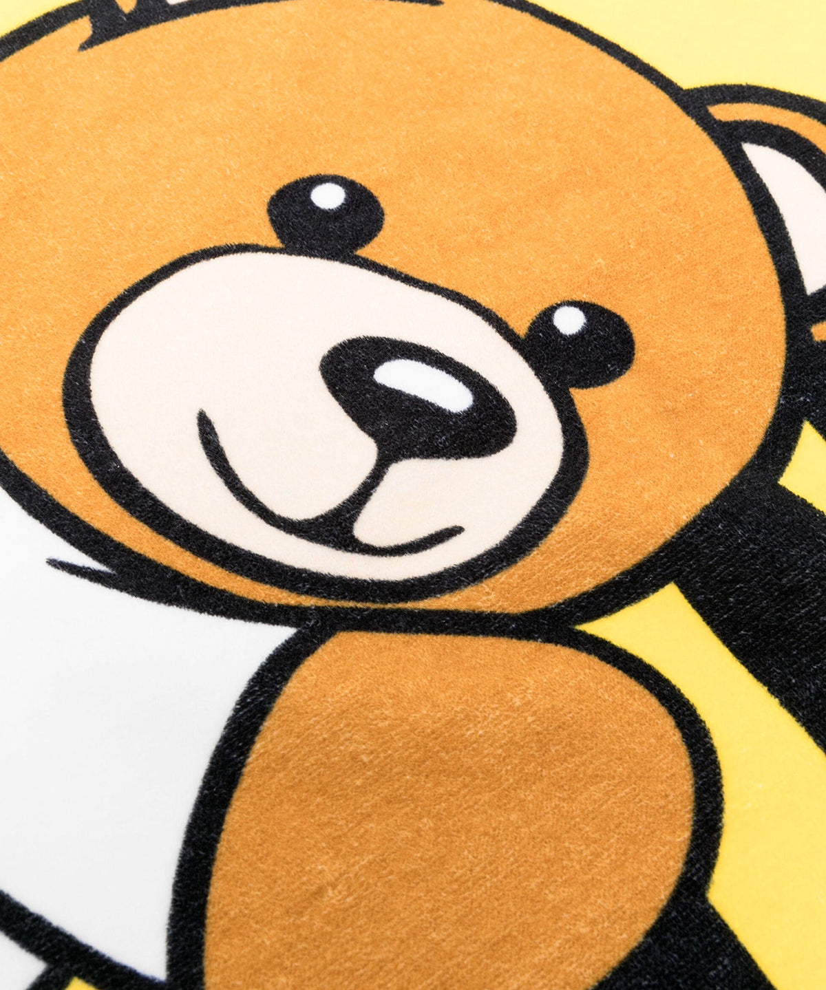 Moschino Kids Telo Mare Giallo Teddy Bear