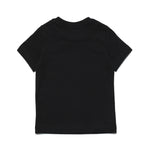 T-shirt Girocollo DSquared2 Kids Nera per Neonati in Cotone | Maniche Corte | Apertura con Bottoni 