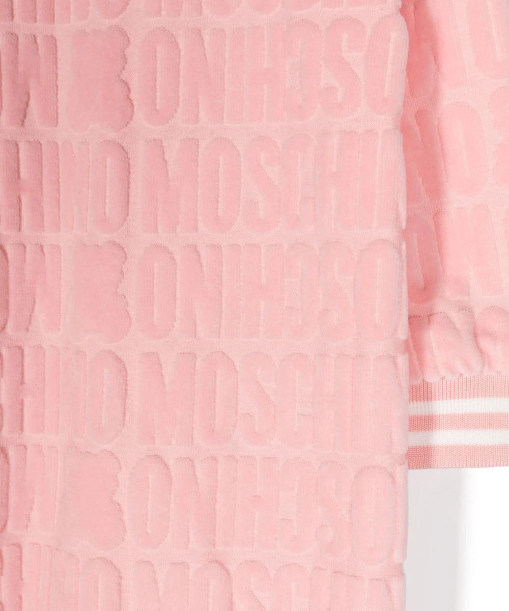 Combinato Moschino Baby Neonata: Dolcezza e Eleganza in Rosa e Bianco