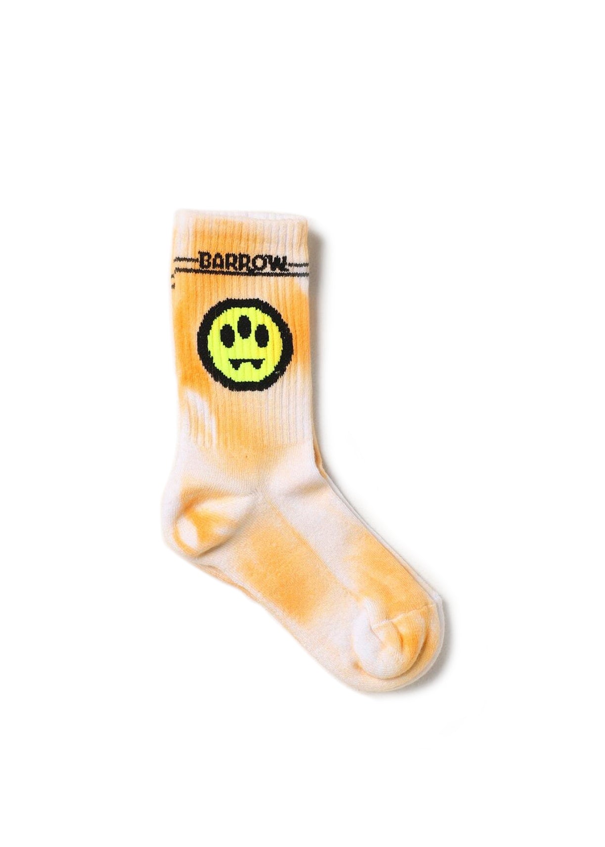 Barrow Kids Orange Tie Dye Terry Socks
