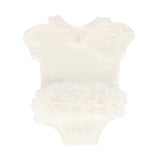 Angel's Face Baby Girl Onesie White