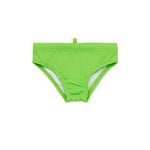 Dsquared2 Kids Costume Slip Verde con Grafica Beach per Neonati