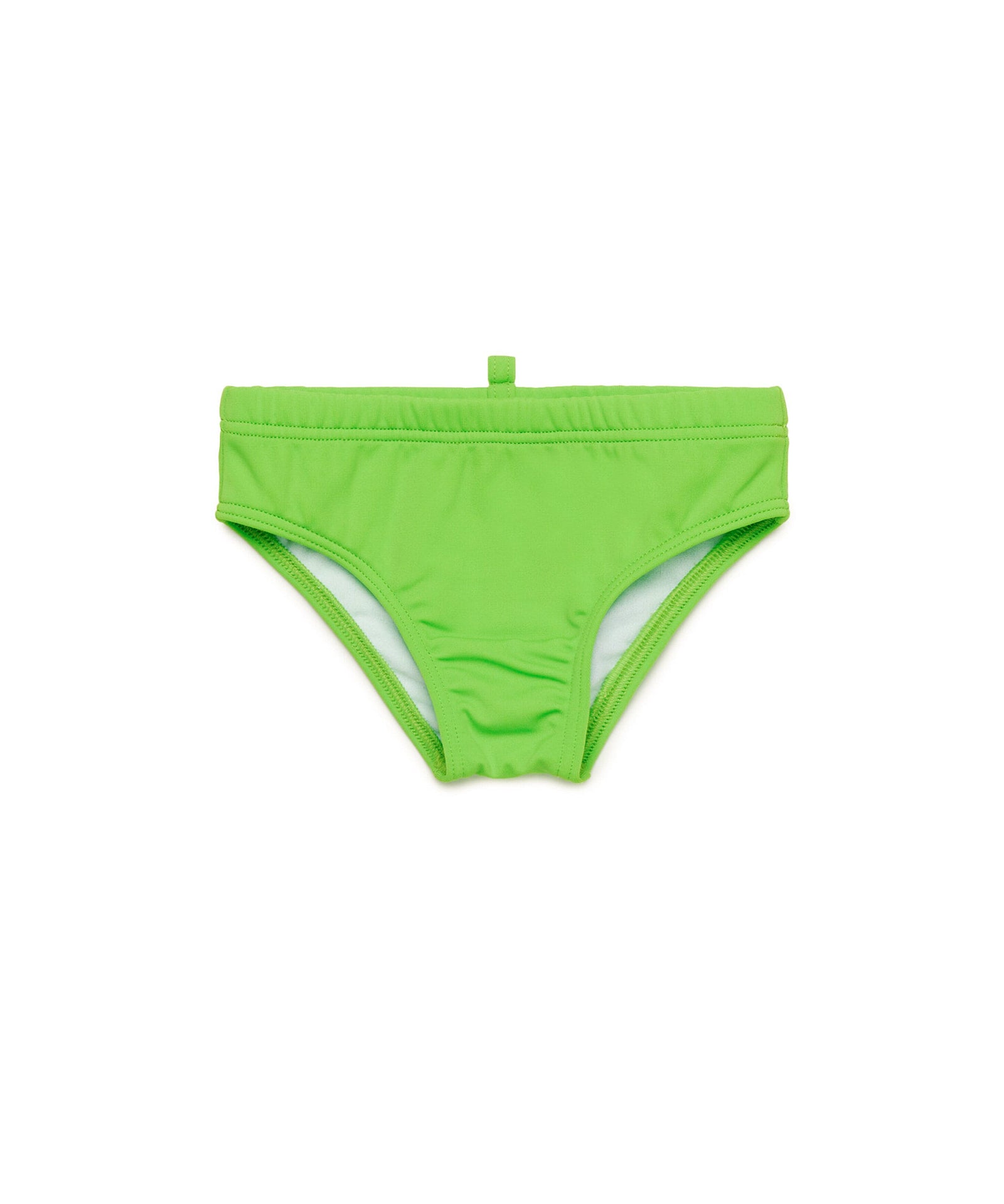 Dsquared2 Kids Costume Slip Verde con Grafica Beach per Neonati
