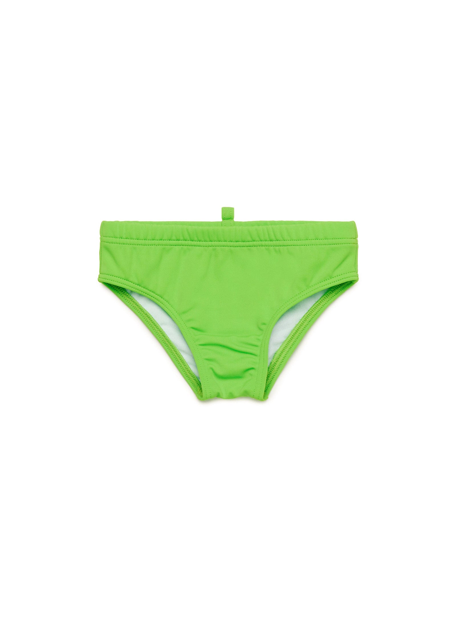 Dsquared2 Kids Costume Slip Verde con Grafica Beach per Neonati