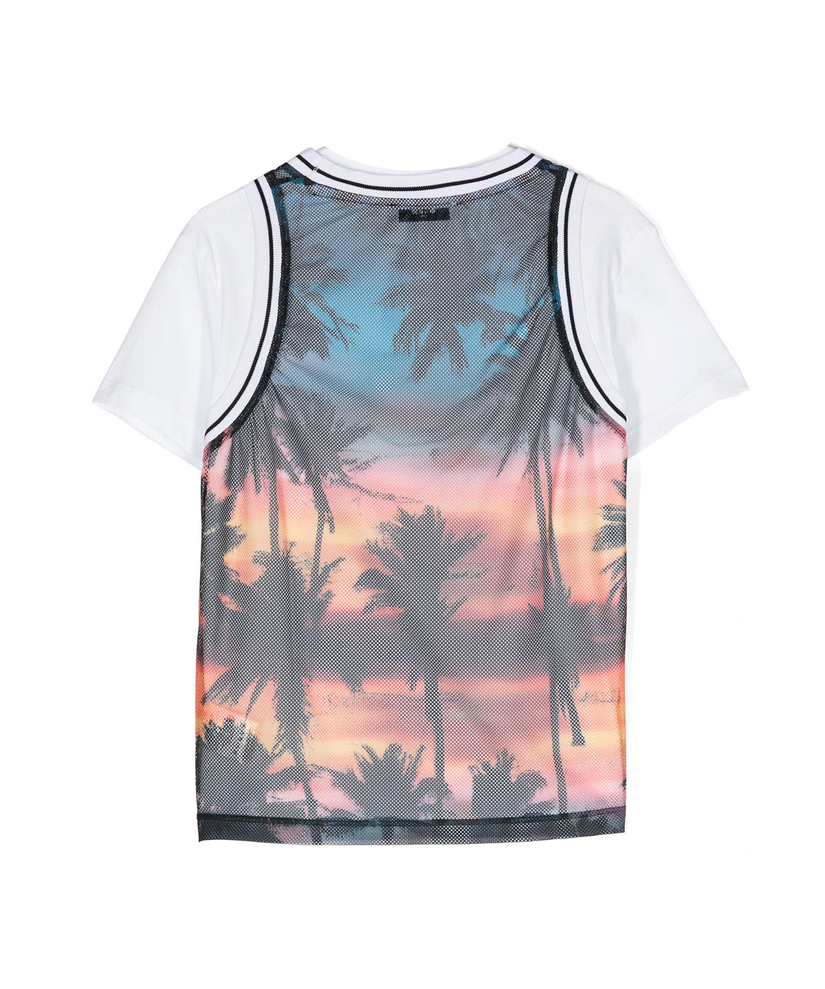 MSGM Kids T-Shirt con Canotta per Bambini