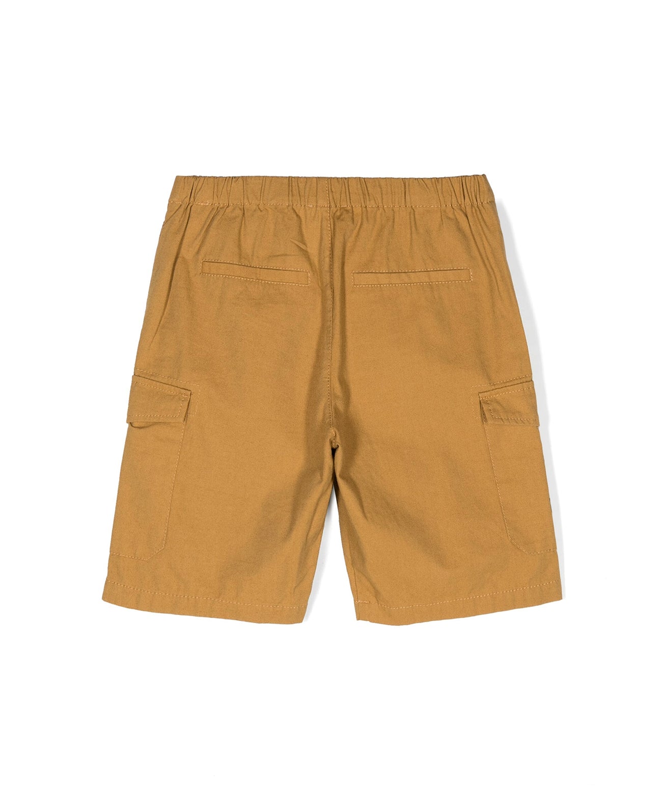 Moschino Kids Bermuda Marrone con Tasconi per Bambini