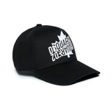 Dsquared2 Kids Cappello da Baseball Nero con Stampa Logo