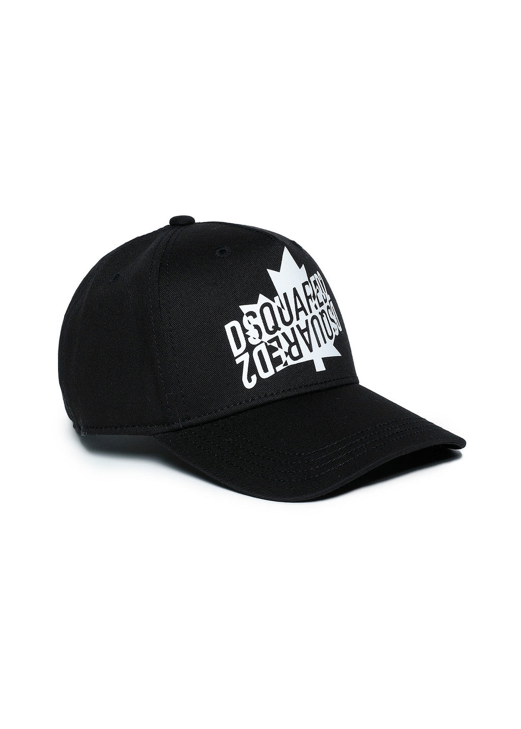 Dsquared2 Kids Black Baseball Cap with Logo Print