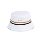 Boss Kids Cappello Bucket Reversibile per Neonati