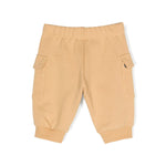Moschino Kids Pantalone Joggers Beige per Neonati