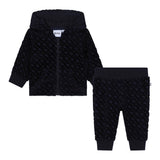 Completo Tuta con Logo All-Over BOSS Kids - Stile Sportivo e Comodità in una Miscela di Cotone