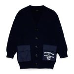 N°21 Kids Cardigan Blu Oversize per Bambini