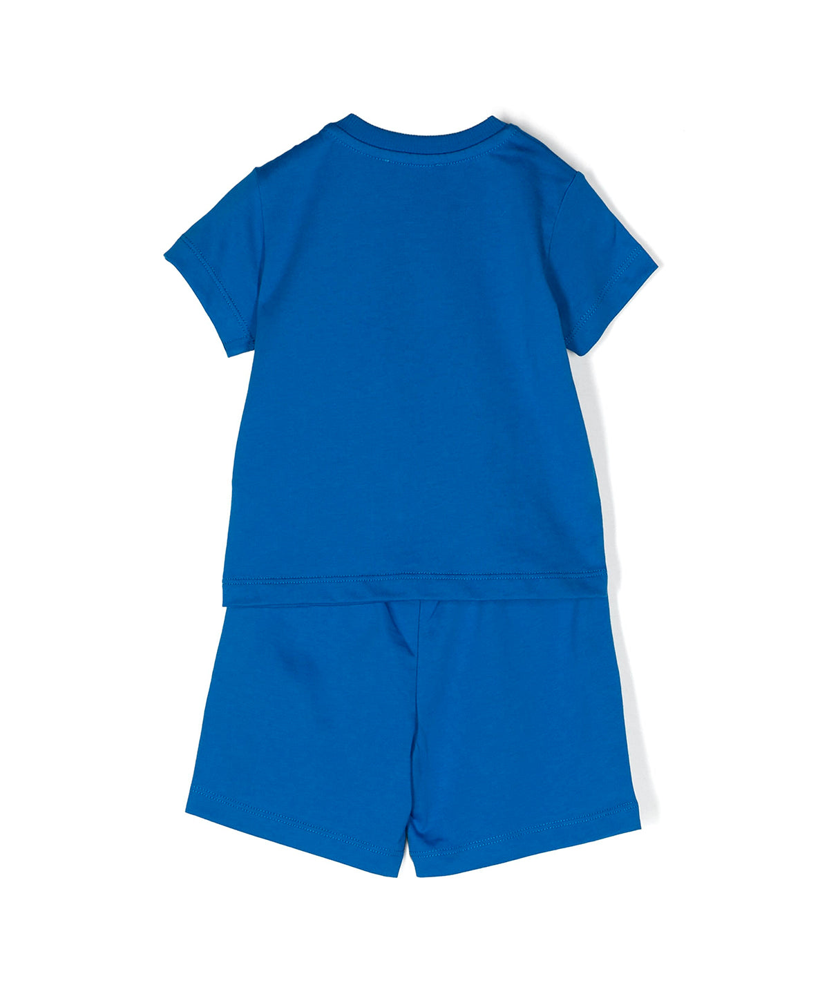 Moschino Kids Completo T-Shirt e Shorts Blu Teddy Bear per Neonati