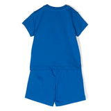 Moschino Kids Completo T-Shirt e Shorts Blu Teddy Bear per Neonati