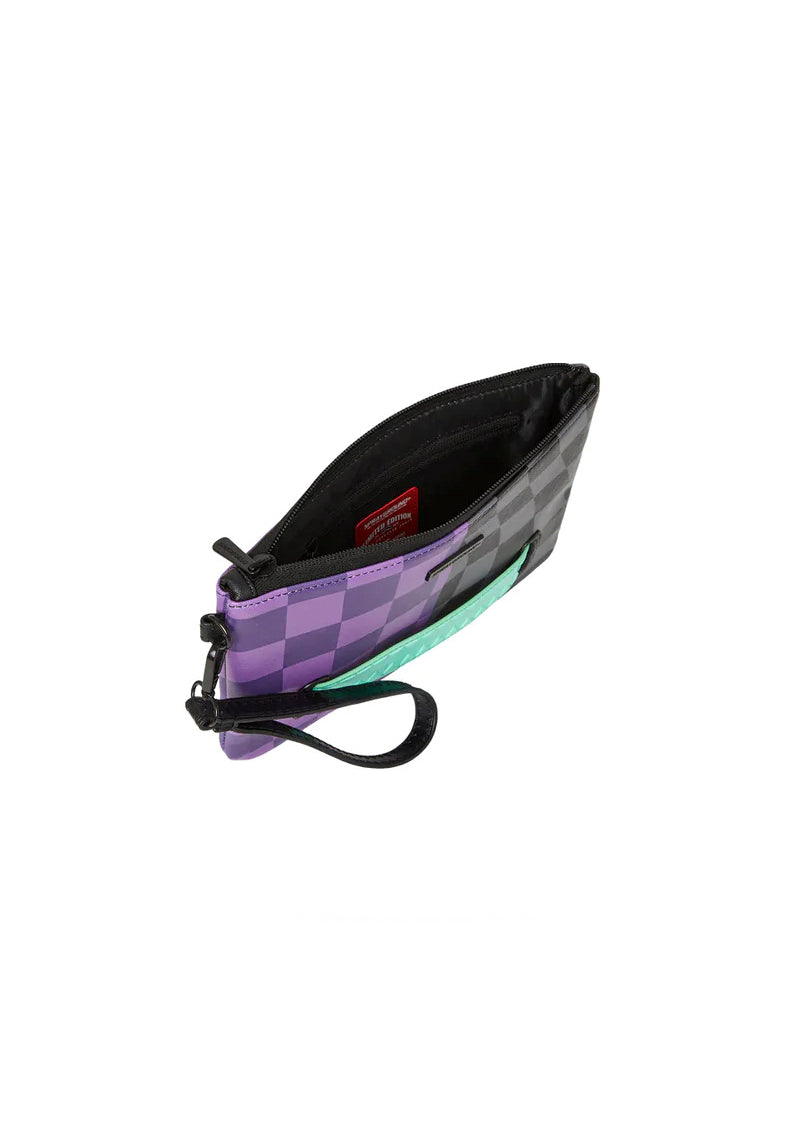 Sprayground Pochette Crazy Eyes Viola/Nero