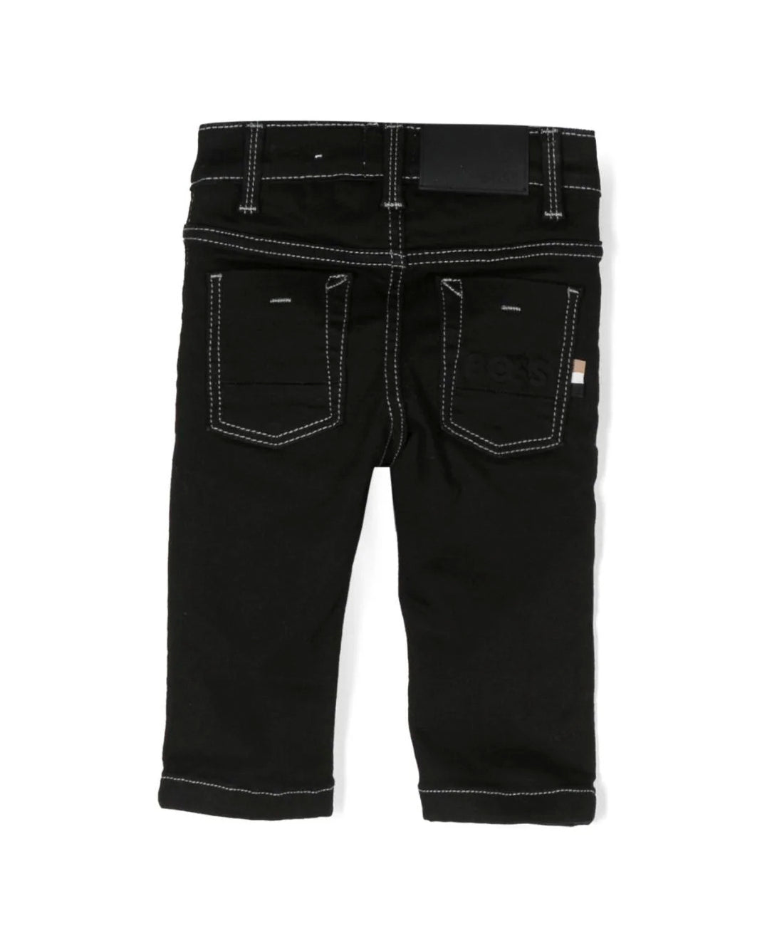 Jeans Denim Scuro con Cuciture a Contrasto BOSS Kids - Stile Classico e Confortevole per Neonati