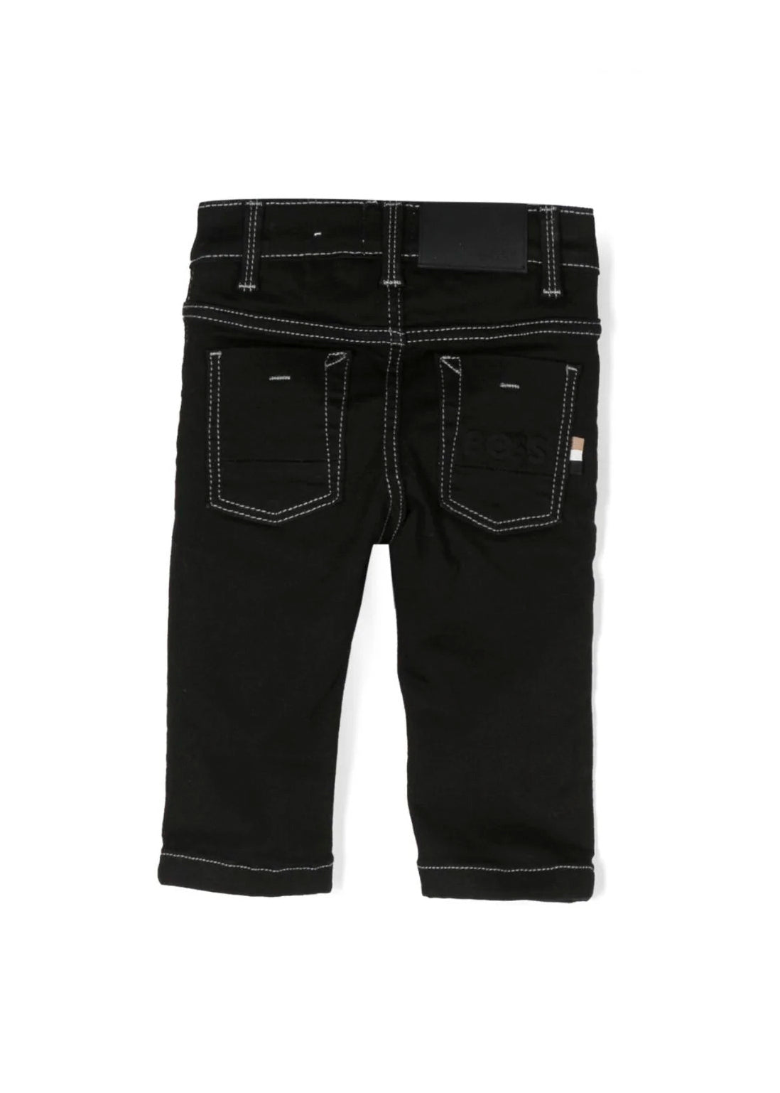 Jeans Denim Scuro con Cuciture a Contrasto BOSS Kids - Stile Classico e Confortevole per Neonati