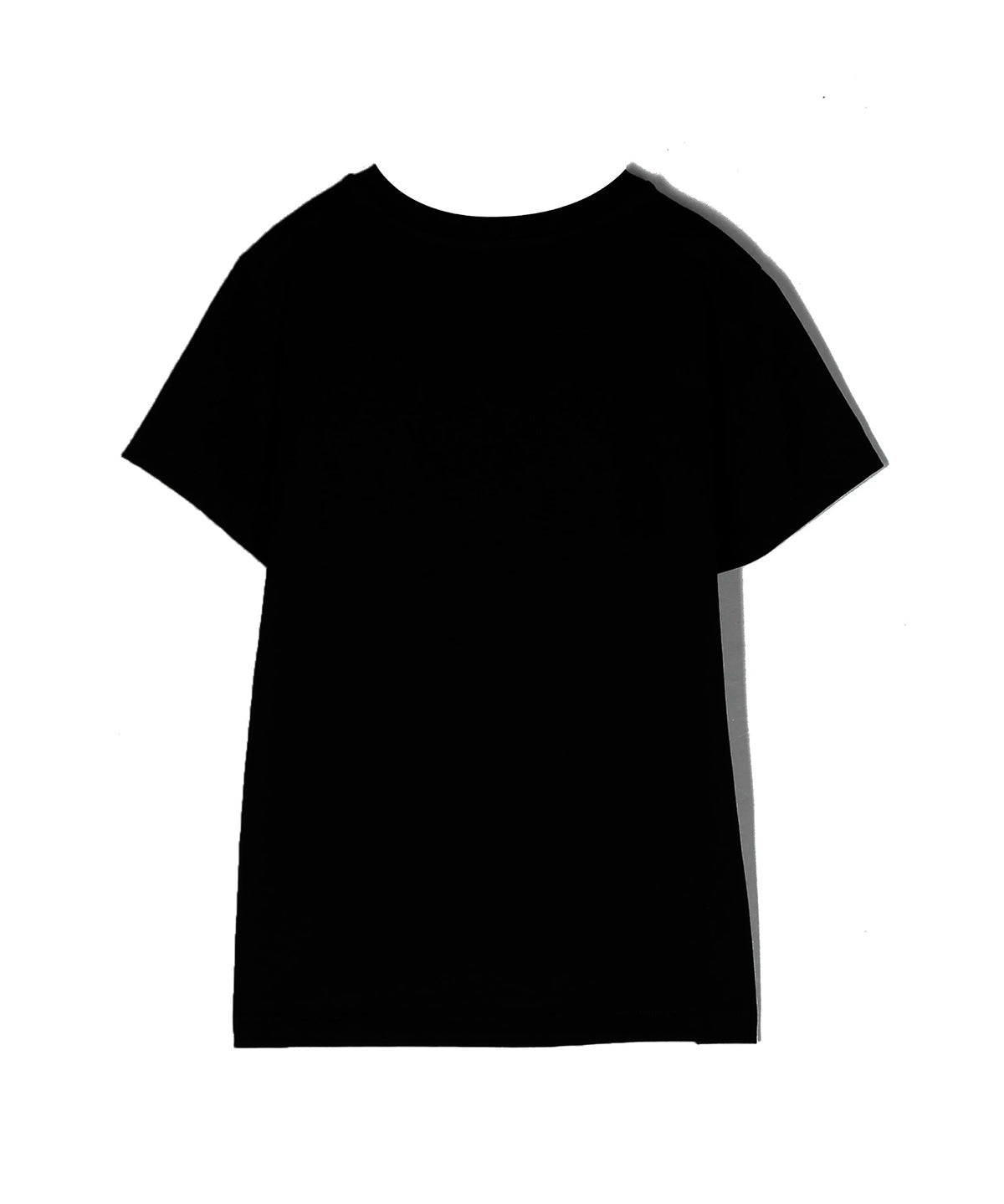 Moschino Kids T-Shirt Nera con Ricamo Cuore per Bambine