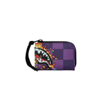 Sprayground Portafoglio con Portamonete Crazy Eyes Nero/Viola