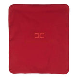 Elisabetta Franchi la mia bambina Coperta Rosso rubino con ricamo logo