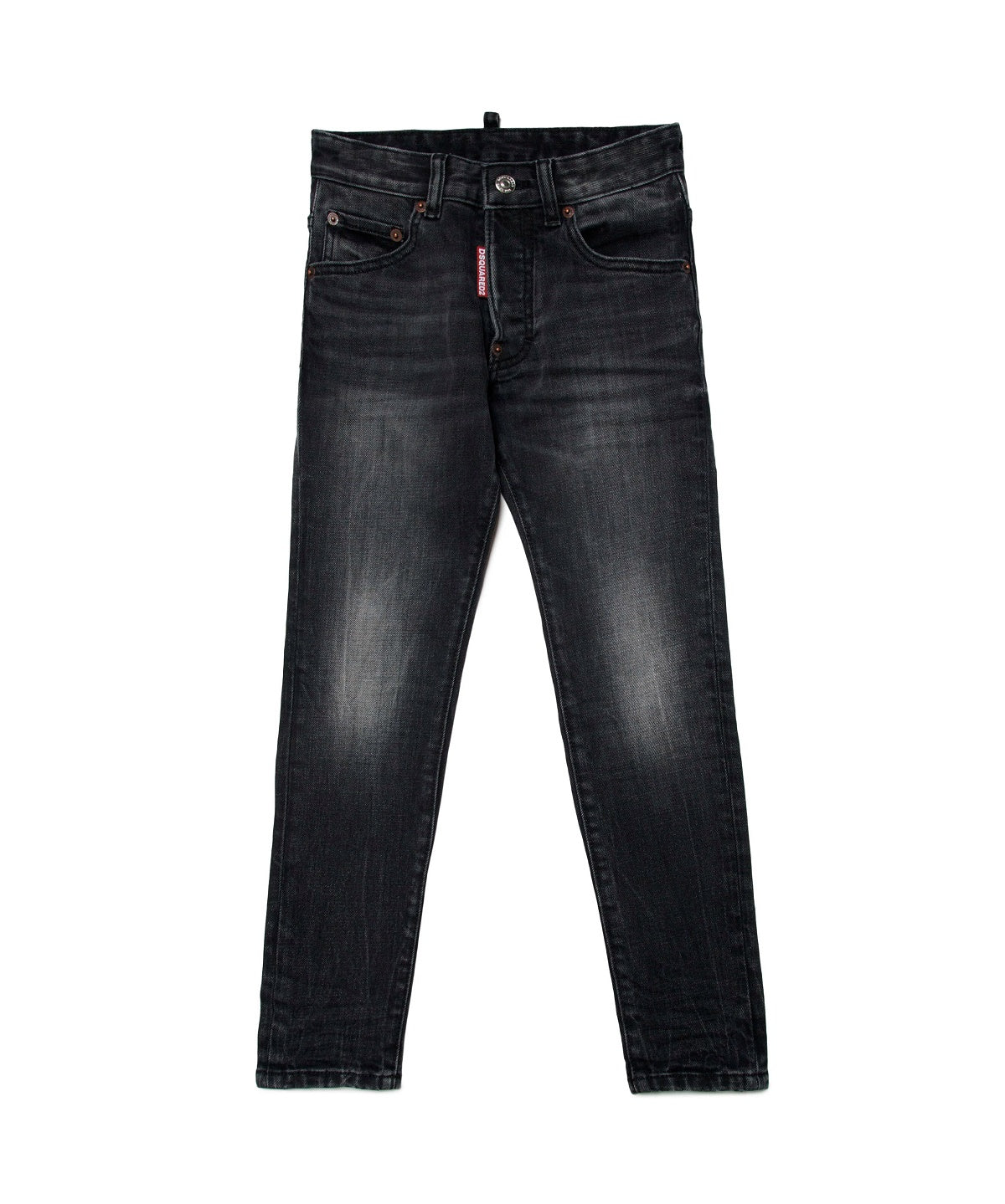 Dsquared2 Kids Jeans Skinny Nero per Bambini