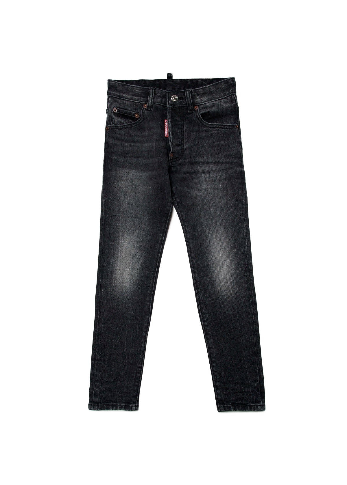 Dsquared2 Kids Jeans Skinny Nero per Bambini