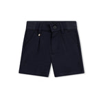 Boss kids Short Blu con Pieghe per Neonati