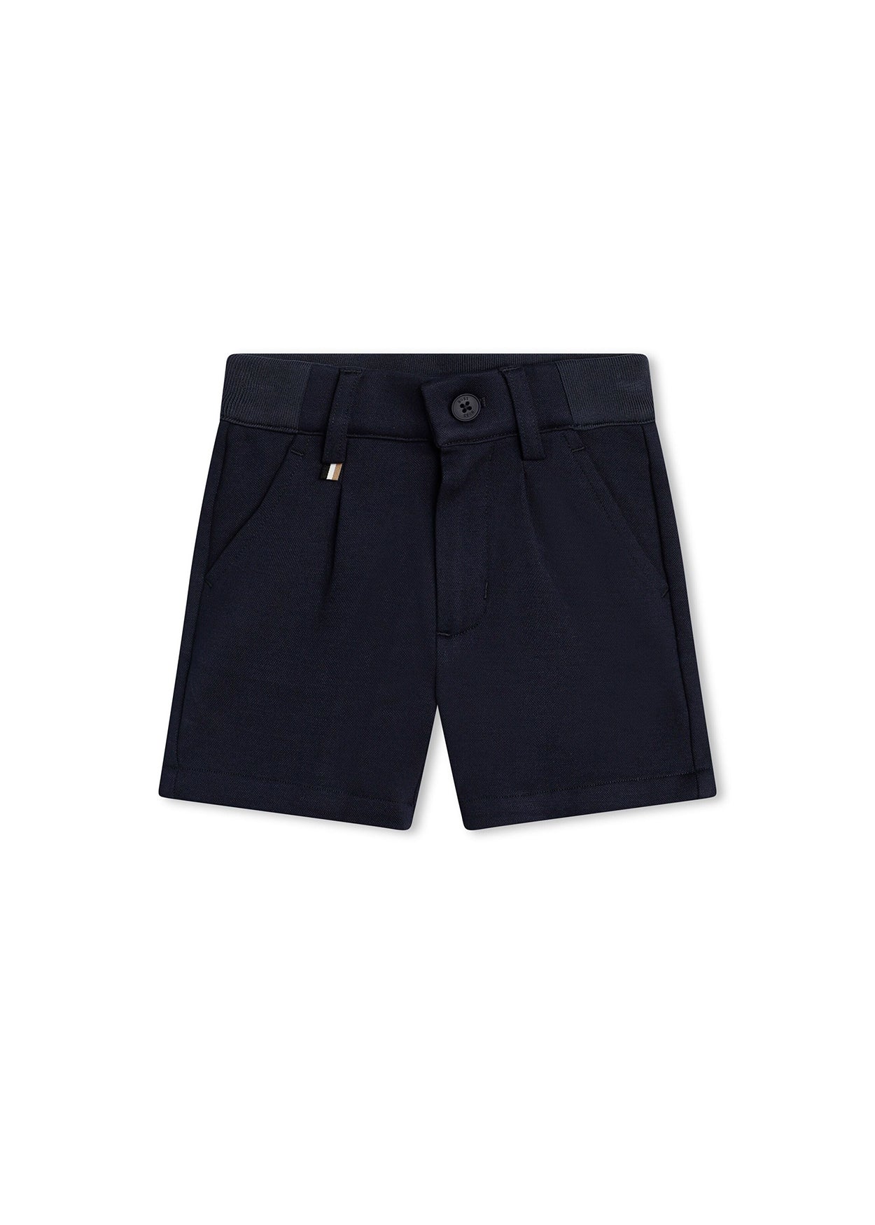 Boss kids Short Blu con Pieghe per Neonati