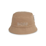 Boss Kids Cappello Bucket Reversibile per Neonati
