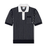 Boss Kids Polo Blu a Righe per Bambini