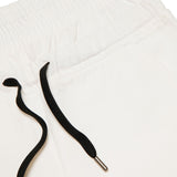 N°21 Kids Pantalone Bianco in Parachute Canvas Double Waist per Bambini