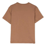 Acquista la T-shirt Girocollo con Taschino Beige per Bambini MSGM Kids