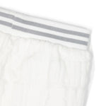 Tuta Bianca con Logo Goffrato Moschino Kids: Stile e Comfort per le Piccole Avventuriere