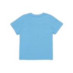 Dsquared2 Kids T-Shirt Celeste con Logo Surf per Neonati