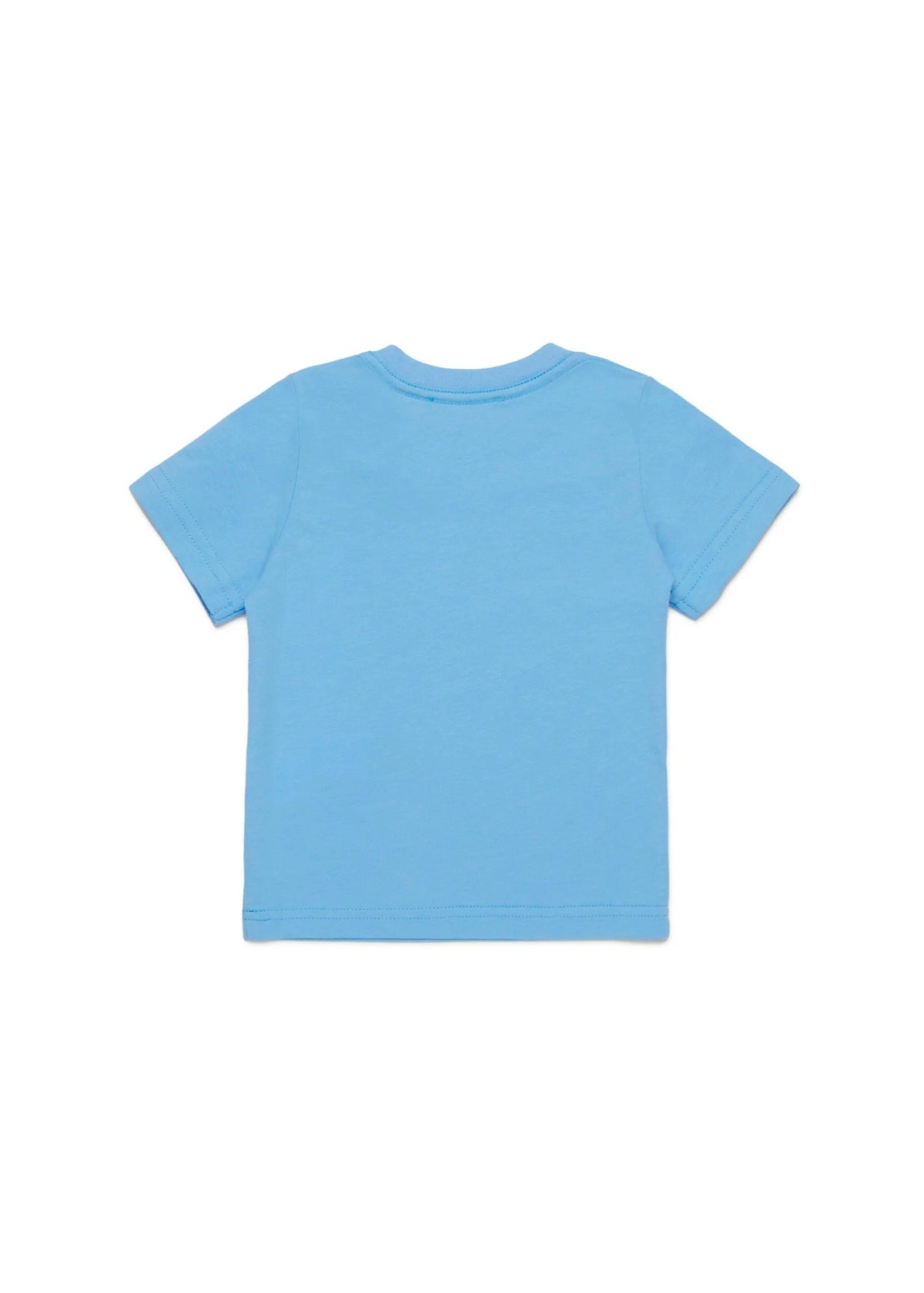 Dsquared2 Kids T-Shirt Celeste con Logo Surf per Neonati