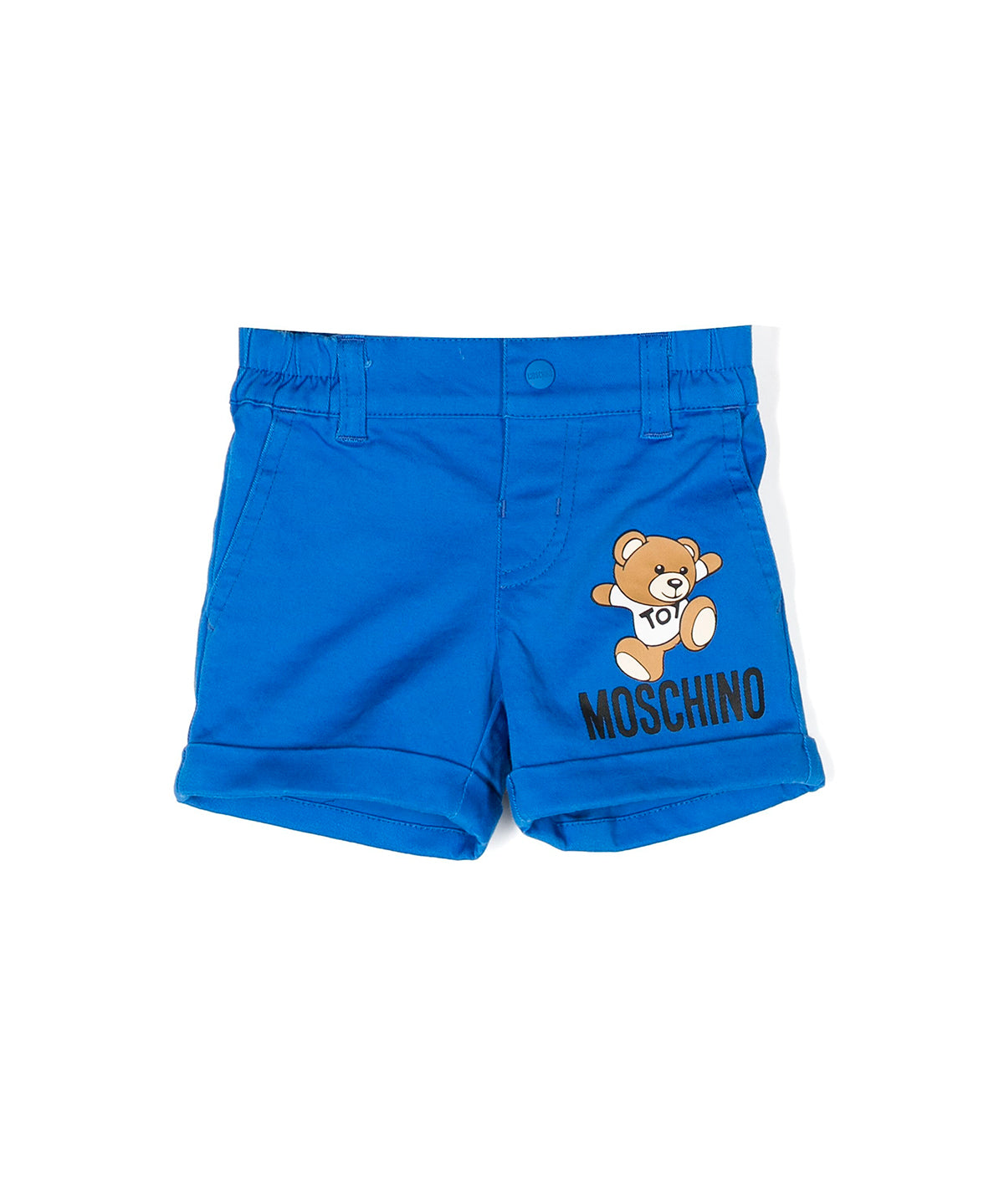 Moschino Kids Short Bluette Teddy Bear per Neonati