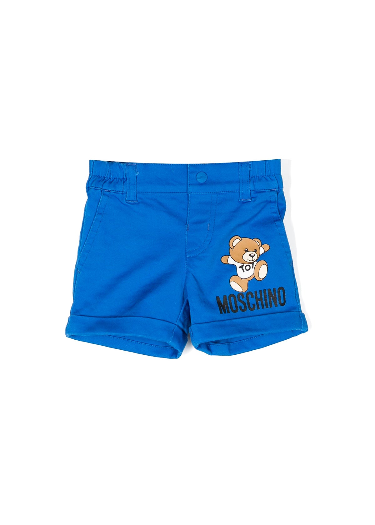 Moschino Kids Short Bluette Teddy Bear per Neonati