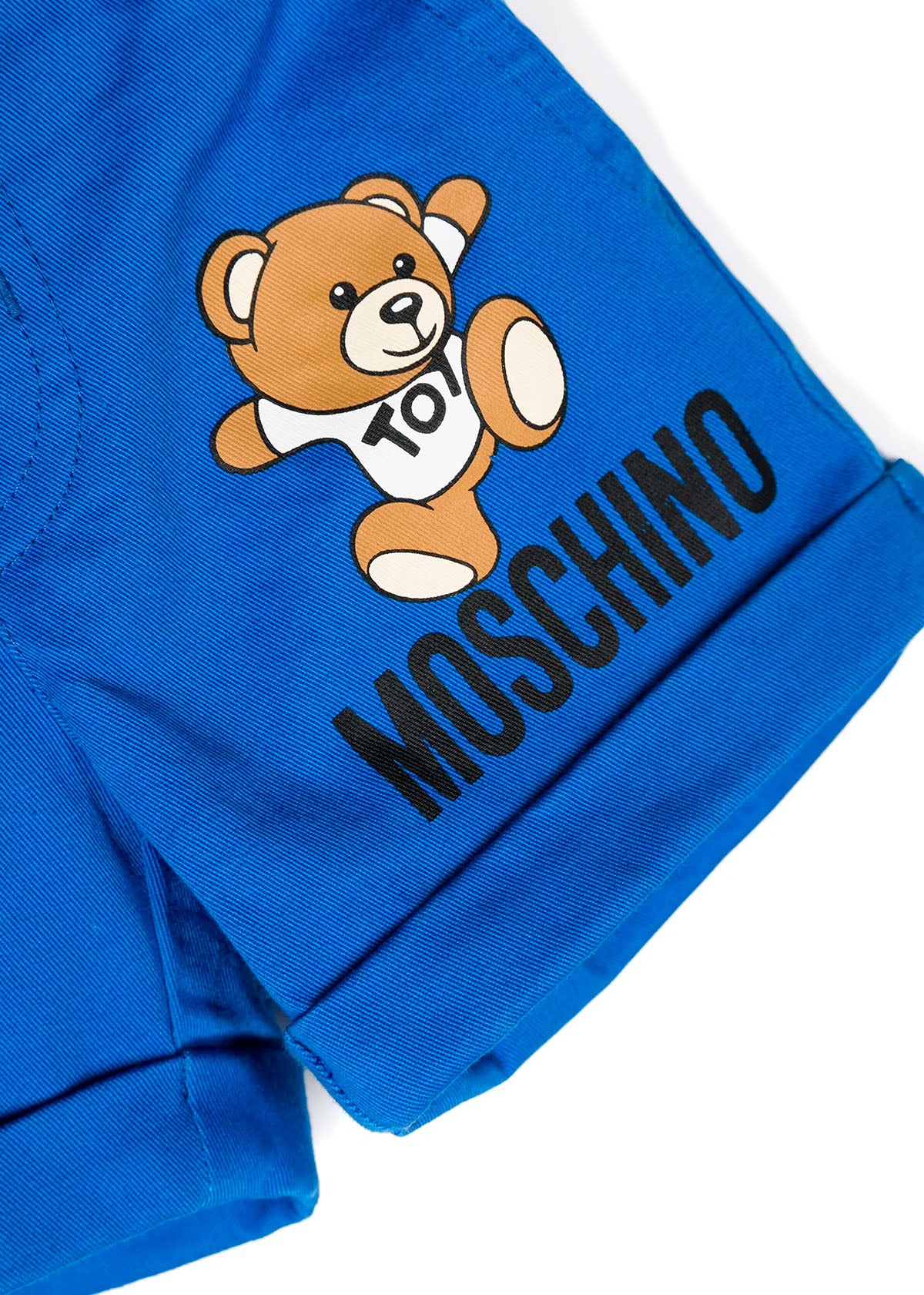 Moschino Kids Short Bluette Teddy Bear per Neonati