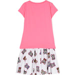 Moschino Kids Completo T-Shirt e Gonna per Bambine